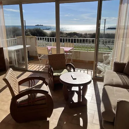 アパート Maisons Sur La Joli 3 Pieces Mezzanine 1ere Ligne Vue Richelieu Cap D'agde *