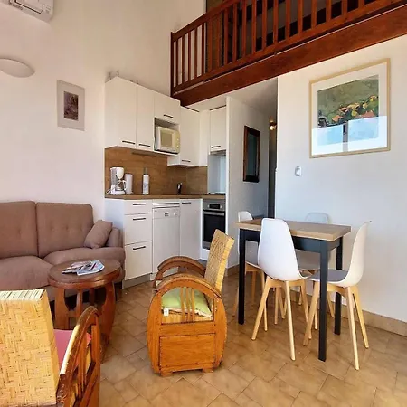 アパート Maisons Sur La Joli 3 Pieces Mezzanine 1ere Ligne Vue Richelieu Cap D'agde *