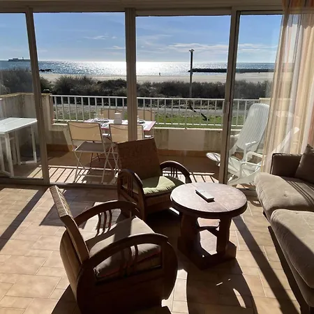アパート Maisons Sur La Joli 3 Pieces Mezzanine 1ere Ligne Vue Richelieu Cap D'agde *