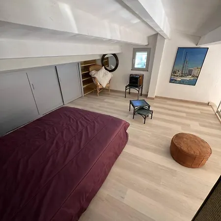 Maisons Sur La Joli 3 Pieces Mezzanine 1ere Ligne Vue Richelieu Cap D'agde アパート *